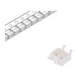 LED SMD 1109 Roșie/Galben-Verde 2,4x2,7x1,5mm 130° 5mA - Lumină de Semnalizare SMD pentru Proiecte Electronice | Electronic-mag.ro | Componente Electronice