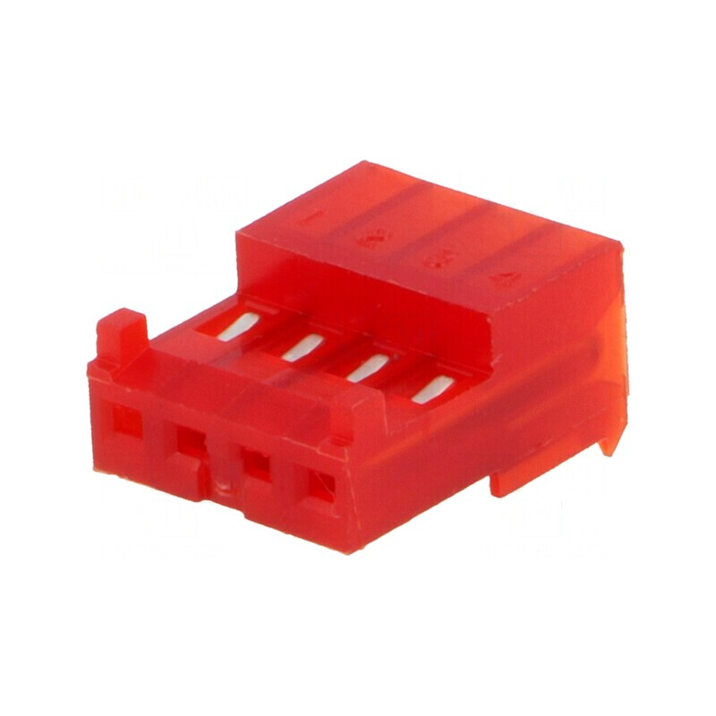 Conector IDC 4 pini polarizat 2,54mm pentru cablu-placă mufe mamă | Electronic-mag.ro | Componente Electronice Conector IDC 4 pini polarizat 2,54mm pentru cablu-placă mufe mamă | Electronic-mag.ro | Componente Electronice