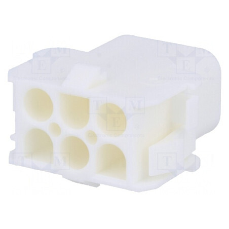 Conector cablu-cablu 6,35mm cu mufă/soclu tată/mamă, PIN 6, 600V | Electronic-mag.ro | Componente Electronice