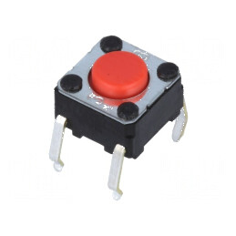Microîntrerupător TACT SPST-NO 0,05A/24VDC THT - Pozitia 2, Fără Contacte | Electronic-mag.ro | Componente Electronice