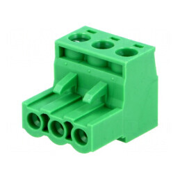 Regletă de conexiuni deconectabilă cu 3 piste 5,08mm, mufe drepte - soluție profesională de conectare | Electronic-mag.ro | Componente Electronice