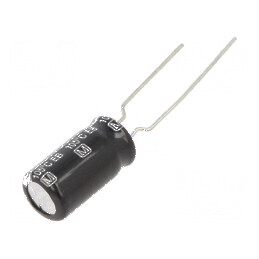 Condensator Electrolitic THT 220uF 35VDC Ø8x15mm cu Raster de 5mm | Electronic-mag.ro | Componente Electronice