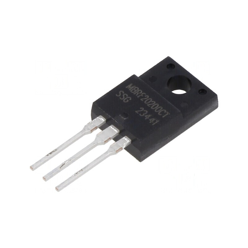 Diodă Schottky Redresoare THT 200V 20A ITO220AB cu Ufmax 950mV | Electronic-mag.ro | Componente Electronice