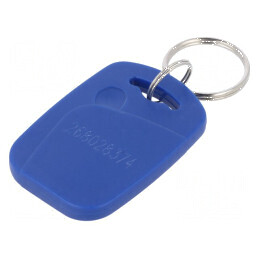 Breloc RFID ISO/IEC14443-3-A din plastic albastru, frecvență 13,56MHz | Electronic-mag.ro | Componente Electronice