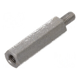 Piuliță distanțieră filetată M3, 20mm - Filet interior și exterior M3 | Electronic-mag.ro | Componente Electronice