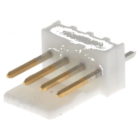 Conector cablu-placă soclu tată KK 254 2,54mm PIN 4 THT 4A - Componentă electronică pentru montaj PCB | Electronic-mag.ro | Componente Electronice
