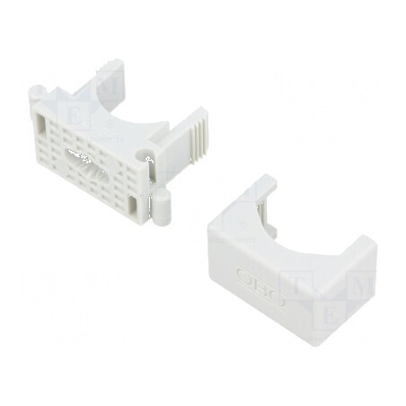 Suport de Fixare Øtresă pentru Tuburi cu Diametru 12-20mm, Lățime 28mm, Înălțime 26mm | Electronic-mag.ro | Componente Electronice