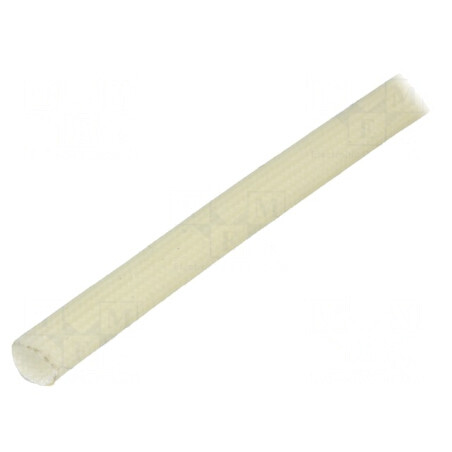 Manșon electroizolant din fibră de sticlă, rezistent la temperaturi între -25 și 155°C, diametru interior 3mm | Electronic-mag.ro | Componente Electronice