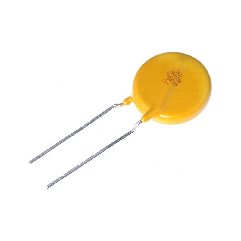 Varistor oxid de metal THT 510VAC 670VDC 820V ±10% 6,5kA - Protecție împotriva supratensiunilor | Electronic-mag.ro | Componente Electronice Varistor oxid de metal THT 510VAC 670VDC 820V ±10% 6,5kA - Protecție împotriva supratensiunilor | Electronic-mag.ro | Componente Electronice