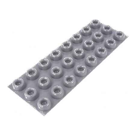 Picioruş autoadeziv din poliuretan gri, înălțime 10,2mm, dimensiune Ø22,4mm | Electronic-mag.ro | Componente Electronice
