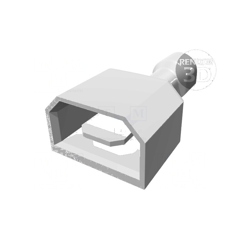 Terminal plat 4,8mm 0,8mm tată pentru cablu 0,32÷0,82mm² - Crimpat profesional | Electronic-mag.ro | Componente Electronice