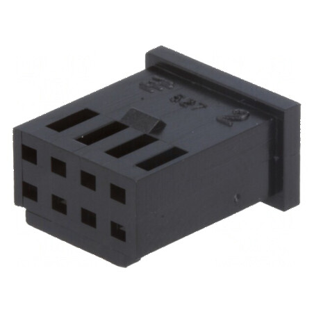Conector cablu-placă mufă mamă AMPMODU MOD II 2,54mm 8 pini | Electronic-mag.ro | Componente Electronice