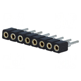 Conector şiruri pini soclu mamă 8 pini drept 2mm THT 1x8 | Electronic-mag.ro | Componente Electronice