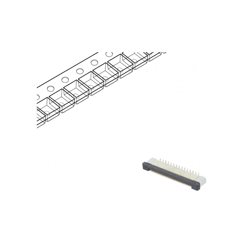 Conector FFC/FPC Vertical ZIF 30 PIN SMT 500mA Cositorit - Componentă Electronică | Electronic-mag.ro | Componente Electronice Conector FFC/FPC Vertical ZIF 30 PIN SMT 500mA Cositorit - Componentă Electronică | Electronic-mag.ro | Componente Electronice