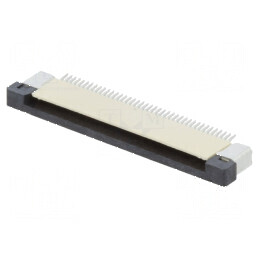 Conector FFC/FPC orizontal 40 PIN ZIF SMT 500mA cositorit pentru aplicații electronice | Electronic-mag.ro | Componente Electronice