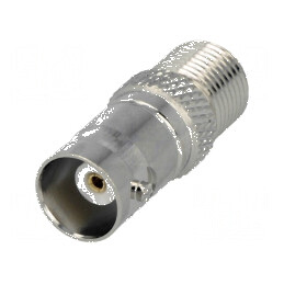 Adaptor BNC Soclu la F Soclu - Conector Coaxial Profesional pentru Antene și Sistemele de Supraveghere | Electronic-mag.ro | Componente Electronice