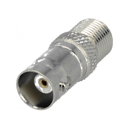 Adaptor BNC Soclu la F Soclu - Conector Coaxial Profesional pentru Antene și Sistemele de Supraveghere | Electronic-mag.ro | Componente Electronice