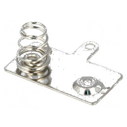 Contact tip buton/resort stânga AA R6 - Nr. baterie 2 lipite | Electronic-mag.ro | Componente Electronice