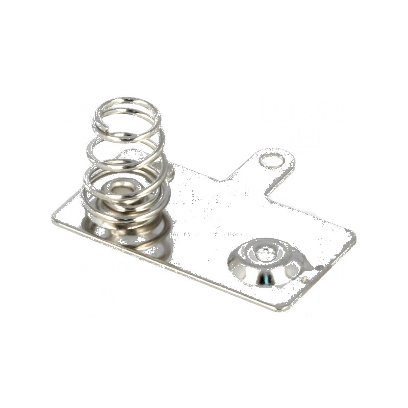 Contact tip buton/resort stânga AA R6 - Nr. baterie 2 lipite | Electronic-mag.ro | Componente Electronice