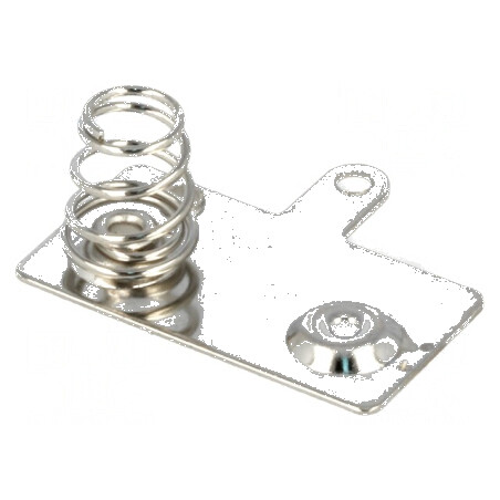 Contact tip buton/resort stânga AA R6 - Nr. baterie 2 lipite | Electronic-mag.ro | Componente Electronice