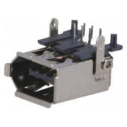 Conector IEEE1394 Soclu THT PIN 6 Unghi 90° - Componentă Electronică de Înaltă Calitate | Electronic-mag.ro | Componente Electronice
