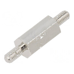 Piuliță Distanțieră Filetată 12mm, Filet Exterior M3, Hexagonală | Electronic-mag.ro | Componente Electronice