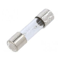 Siguranță întârziere 6A 250VAC tip sticlă 5x20mm cu terminale din alamă | Electronic-mag.ro | Componente Electronice