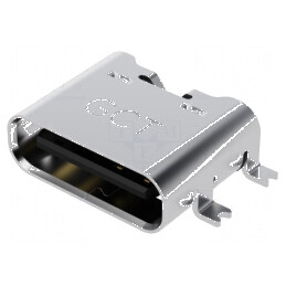 Conector USB C Soclu Fully SMT PIN 6 Orizontale 3A - Compunere Profesională pentru Conexiuni de Înaltă Calitate | Electronic-mag.ro | Componente Electronice