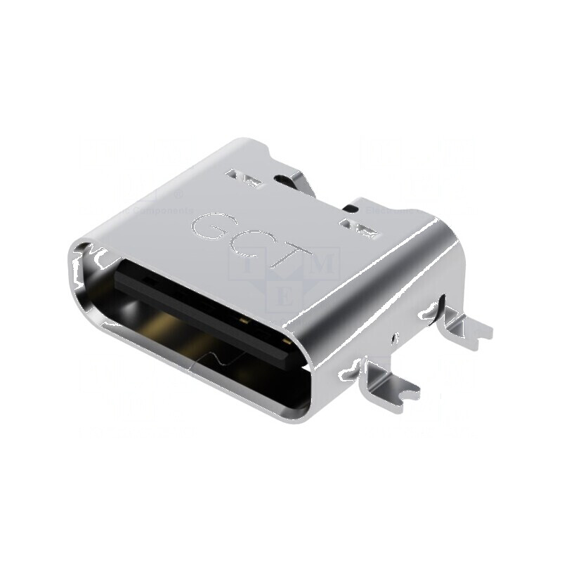 Conector USB C Soclu Fully SMT PIN 6 Orizontale 3A - Compunere Profesională pentru Conexiuni de Înaltă Calitate | Electronic-mag.ro | Componente Electronice