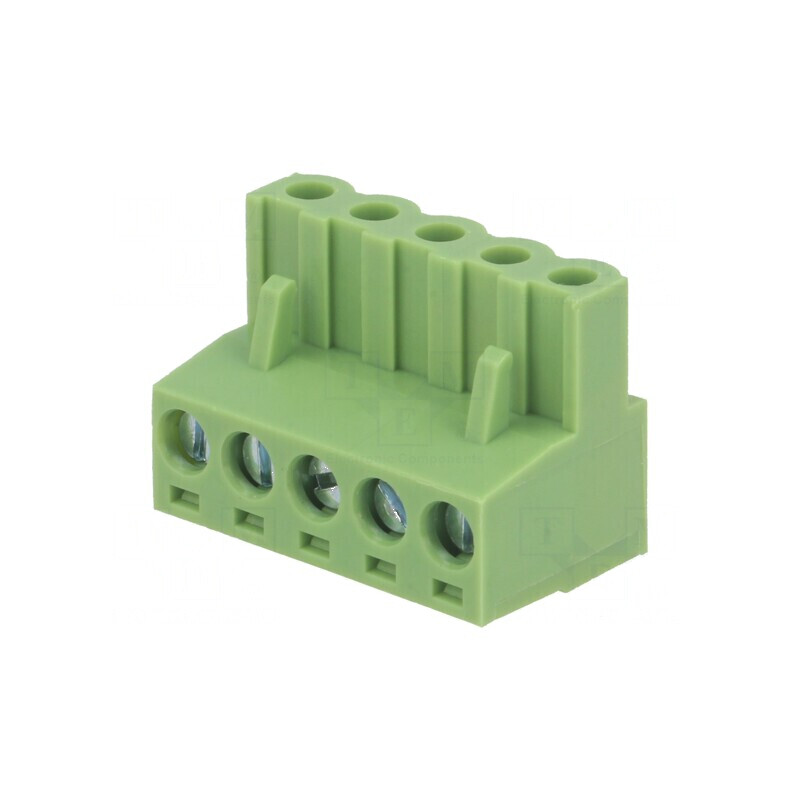 Regletă de conexiuni deconectabilă 5,08mm cu 5 piste și mufă dreptă | Electronic-mag.ro | Componente Electronice Regletă de conexiuni deconectabilă 5,08mm cu 5 piste și mufă dreptă | Electronic-mag.ro | Componente Electronice