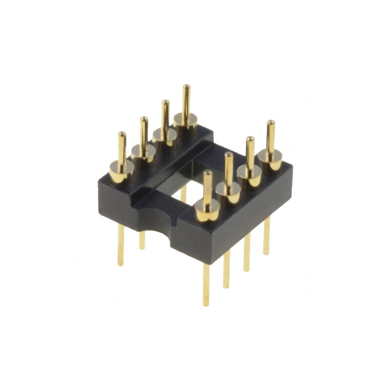 Soclu DIP8 pentru Circuite Integrate, Raster 2,54mm, Precizie THT | Electronic-mag.ro | Componente Electronice