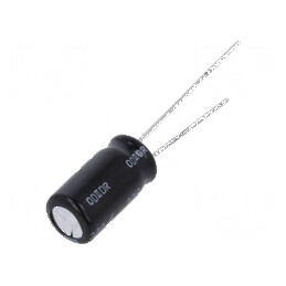 Condensator Electrolitic Low ESR THT 330uF 35VDC Ø8x15mm pentru Circuit Electronic | Electronic-mag.ro | Componente Electronice