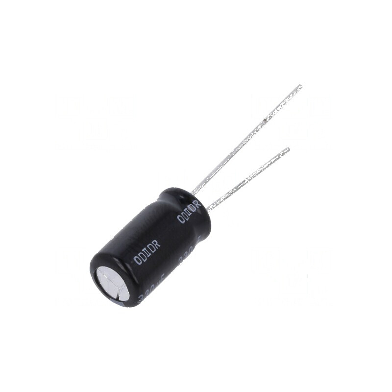 Condensator Electrolitic Low ESR THT 330uF 35VDC Ø8x15mm pentru Circuit Electronic | Electronic-mag.ro | Componente Electronice