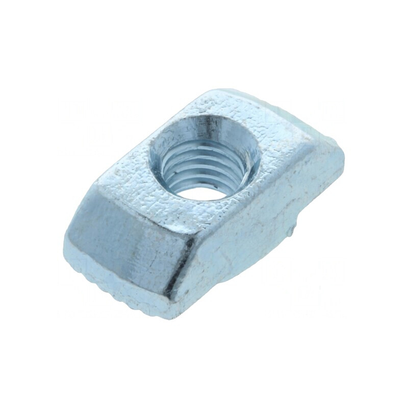 Piuliță pentru profil, lățime cant 8mm, oțel zincat, tip T, filet M5 | Electronic-mag.ro | Componente Electronice