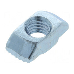 Piuliță pentru profil - Lățime cant 8mm, oțel zincat, tip T, filet M6 | Electronic-mag.ro | Componente Electronice