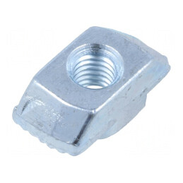 Piuliță pentru profil, lățime cant 10mm, oțel zincat, tip T, filet M6 | Electronic-mag.ro | Componente Electronice