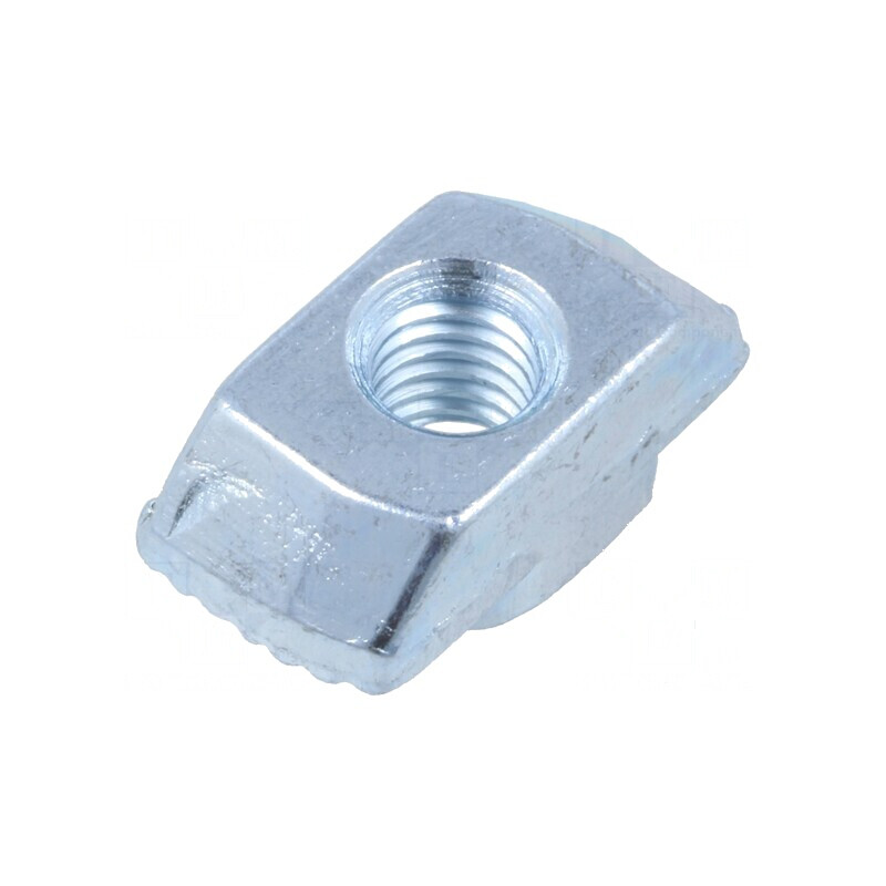 Piuliță pentru profil, lățime cant 10mm, oțel zincat, tip T, filet M6 | Electronic-mag.ro | Componente Electronice Piuliță pentru profil, lățime cant 10mm, oțel zincat, tip T, filet M6 | Electronic-mag.ro | Componente Electronice