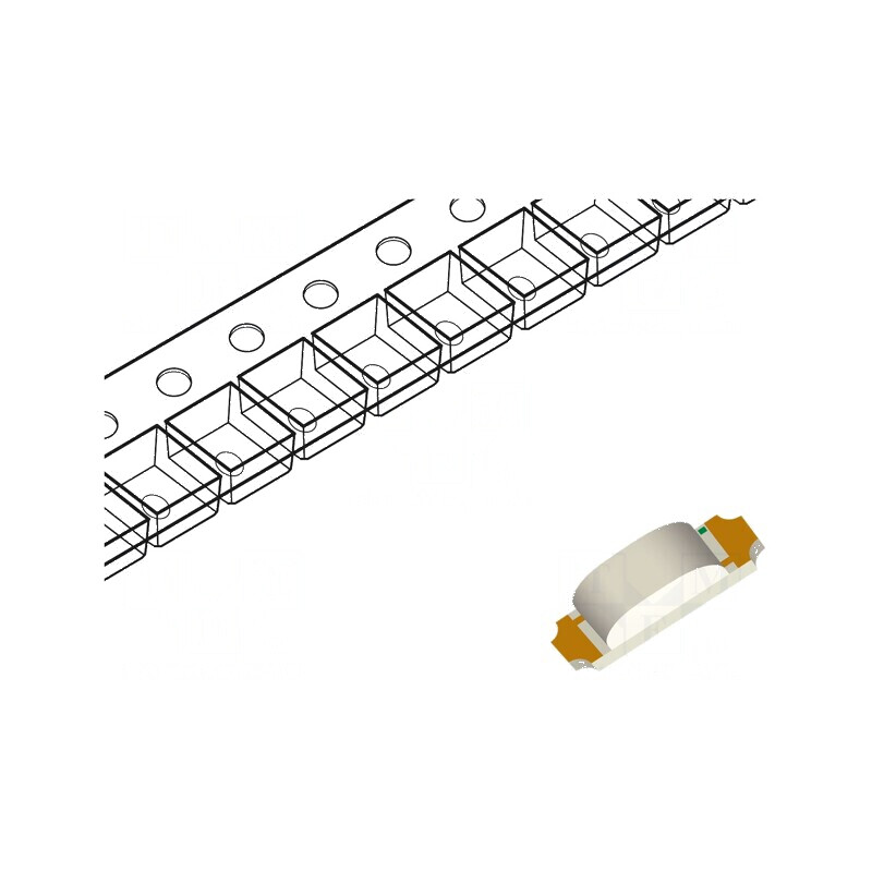 LED SMD Albastru 90-260mcd, Dimensiuni 3,2x1,5x1mm, Unghi de Divergență 140°, Curent 20mA, Putere 70mW, Model 598 | Electronic-mag.ro | Componente Electronice LED SMD Albastru 90-260mcd, Dimensiuni 3,2x1,5x1mm, Unghi de Divergență 140°, Curent 20mA, Putere 70mW, Model 598 | Electronic-mag.ro | Componente Electronice