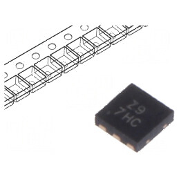 Driver LED U-DFN2020-6 IC boost 40mA, compatibil 2,7V-30V, 1 canal | Electronic-mag.ro | Componente Electronice