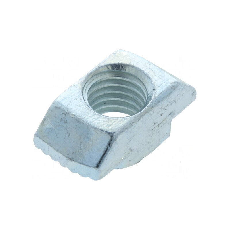 Piuliță din oțel zincat pentru profile, lățime cant 10mm, filet M8 | Electronic-mag.ro | Componente Electronice Piuliță din oțel zincat pentru profile, lățime cant 10mm, filet M8 | Electronic-mag.ro | Componente Electronice