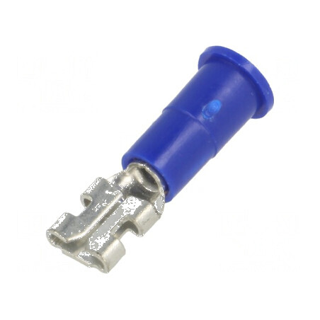 Terminal plat 4,8mm 0,5mm mamă crimpat pe cablu izolată - Conector electric de înaltă calitate | Electronic-mag.ro | Componente Electronice