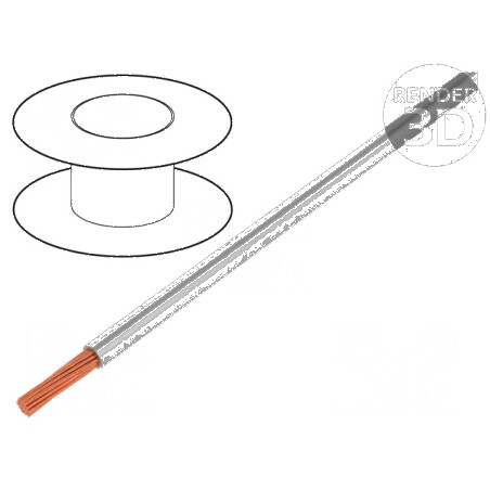 Cablu H05V-K LgY Litat Cu 0,5mm² PVC Gri 300V 500V 100m - Cabluri Electrice de Calitate Superioară | Electronic-mag.ro | Componente Electronice