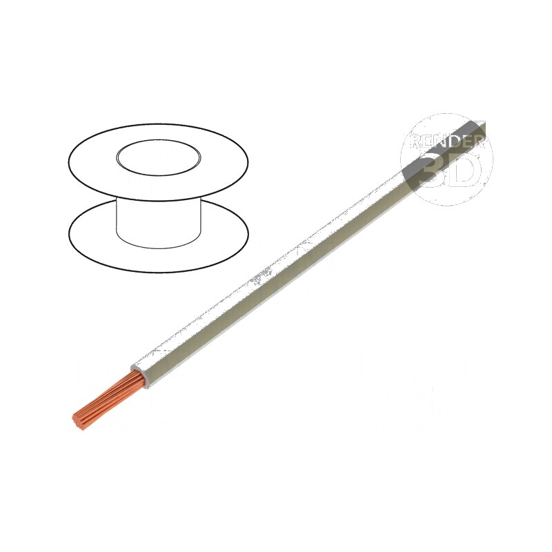 Cablu electric H05V-K, LgY, cupru 0,5mm², PVC bej-alb, 300V/500V, 100m | Electronic-mag.ro | Componente Electronice Cablu electric H05V-K, LgY, cupru 0,5mm², PVC bej-alb, 300V/500V, 100m | Electronic-mag.ro | Componente Electronice
