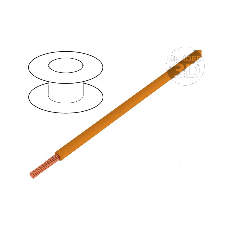 Cablu H05V-K LgY Litat Cu 0,5mm² PVC Portocalie 300V/500V - Cablu Electric de Înaltă Calitate | Electronic-mag.ro | Componente Electronice Cablu H05V-K LgY Litat Cu 0,5mm² PVC Portocalie 300V/500V - Cablu Electric de Înaltă Calitate | Electronic-mag.ro | Componente Electronice