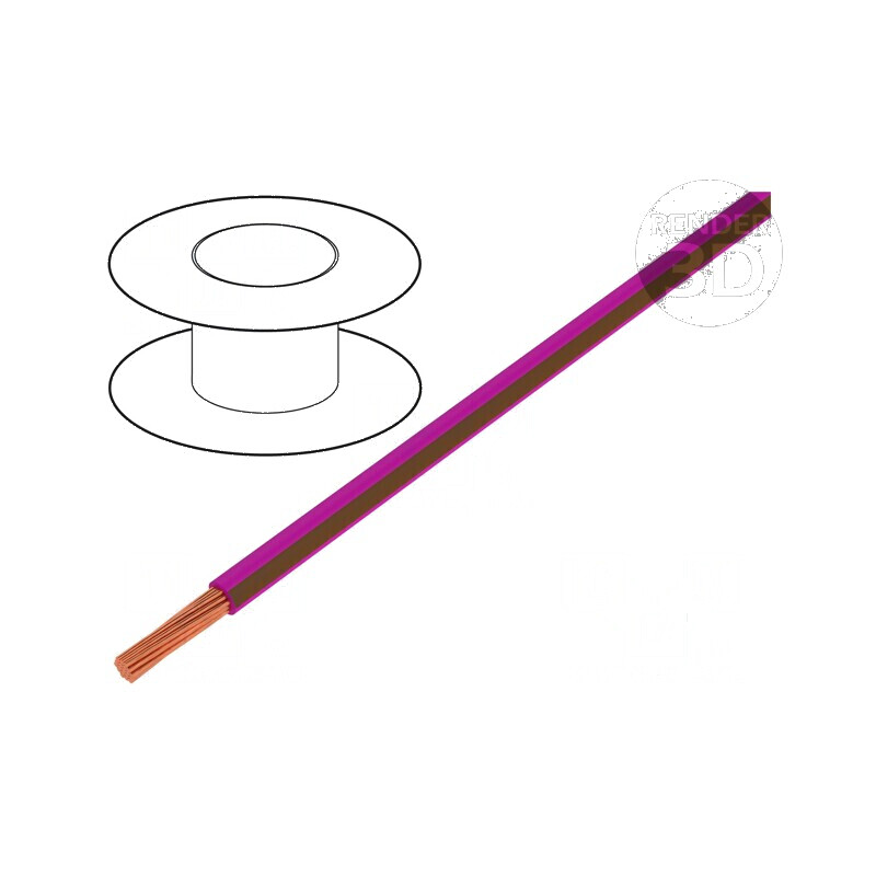 Cablu electric H05V-K, 0,5mm², PVC roz-maro, 300V/500V, 100m, LgY litat | Electronic-mag.ro | Componente Electronice Cablu electric H05V-K, 0,5mm², PVC roz-maro, 300V/500V, 100m, LgY litat | Electronic-mag.ro | Componente Electronice