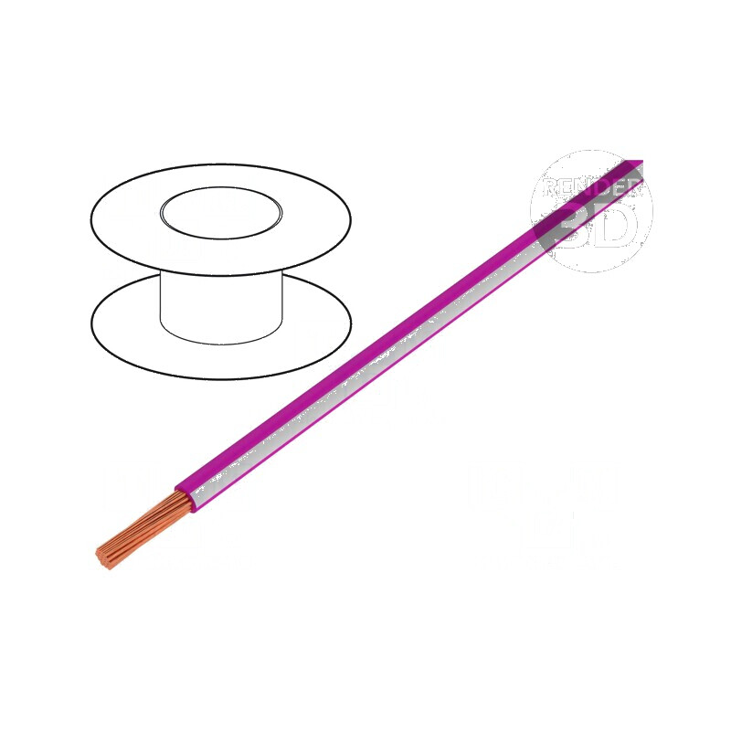 Cablu H05V-K LgY Litat Cu 0,5mm² PVC Roz-Alb 300V/500V - 100m | Electronic-mag.ro | Componente Electronice Cablu H05V-K LgY Litat Cu 0,5mm² PVC Roz-Alb 300V/500V - 100m | Electronic-mag.ro | Componente Electronice