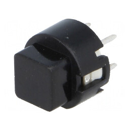 Comutator Tastatură Poz: 2 SPST-NO 0,01A/35VDC Neagră THT - Comutator Profesional pentru Circuit Electric | Electronic-mag.ro | Componente Electronice