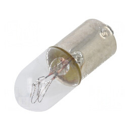 Lampă Baionetă BA9S 48VDC 40mA T3 1/4 2W Ø 10,3mm - Iluminare Profesională | Electronic-mag.ro | Componente Electronice