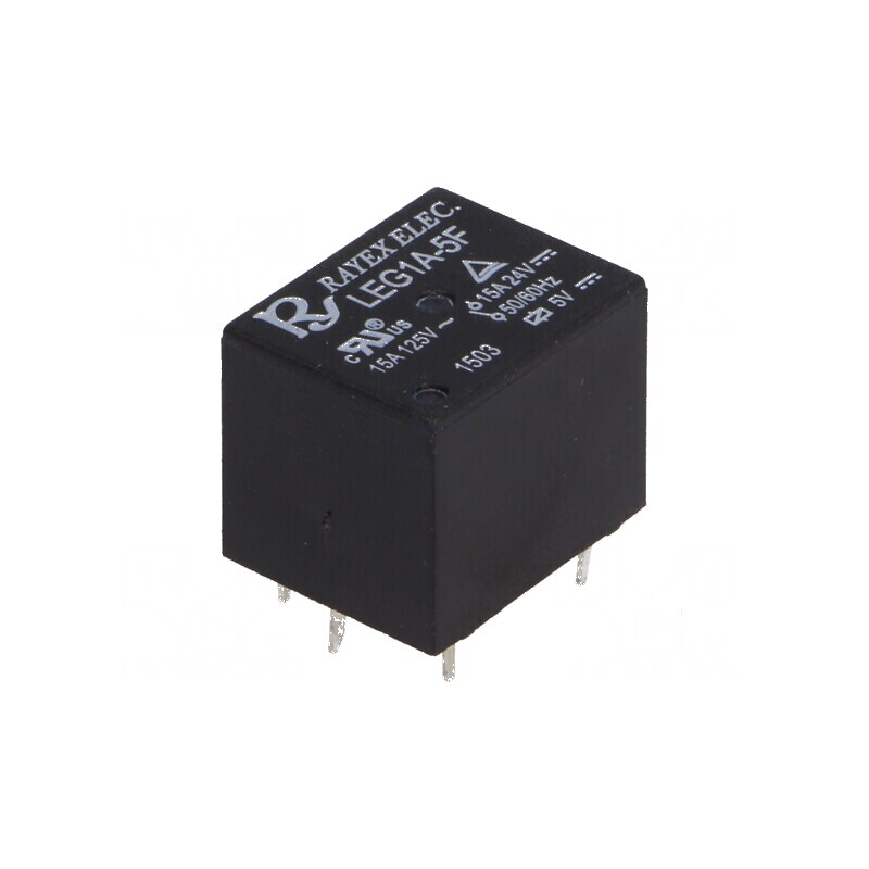 Releu Electromagnetic SPST-NO cu Bobină de 5VDC și Contacte Maxime de 15A | Electronic-mag.ro | Componente Electronice Releu Electromagnetic SPST-NO cu Bobină de 5VDC și Contacte Maxime de 15A | Electronic-mag.ro | Componente Electronice
