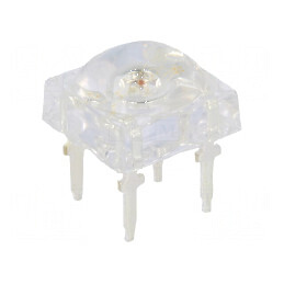 LED Super Flux RGB 7,62x7,62mm - Intensitate Lumină 3000÷4200mcd, Culori Vibrante | Electronic-mag.ro | Componente Electronice